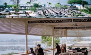waduk darma spot danau terbentang foto ada kafenya juga